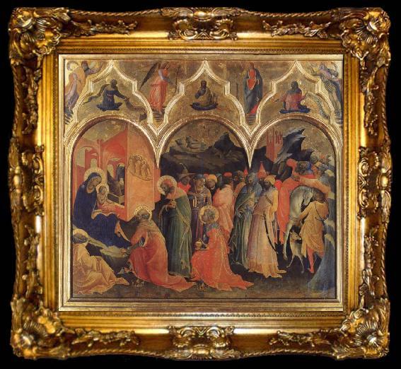 framed  Lorenzo Monaco Adoration of the Magi, ta009-2